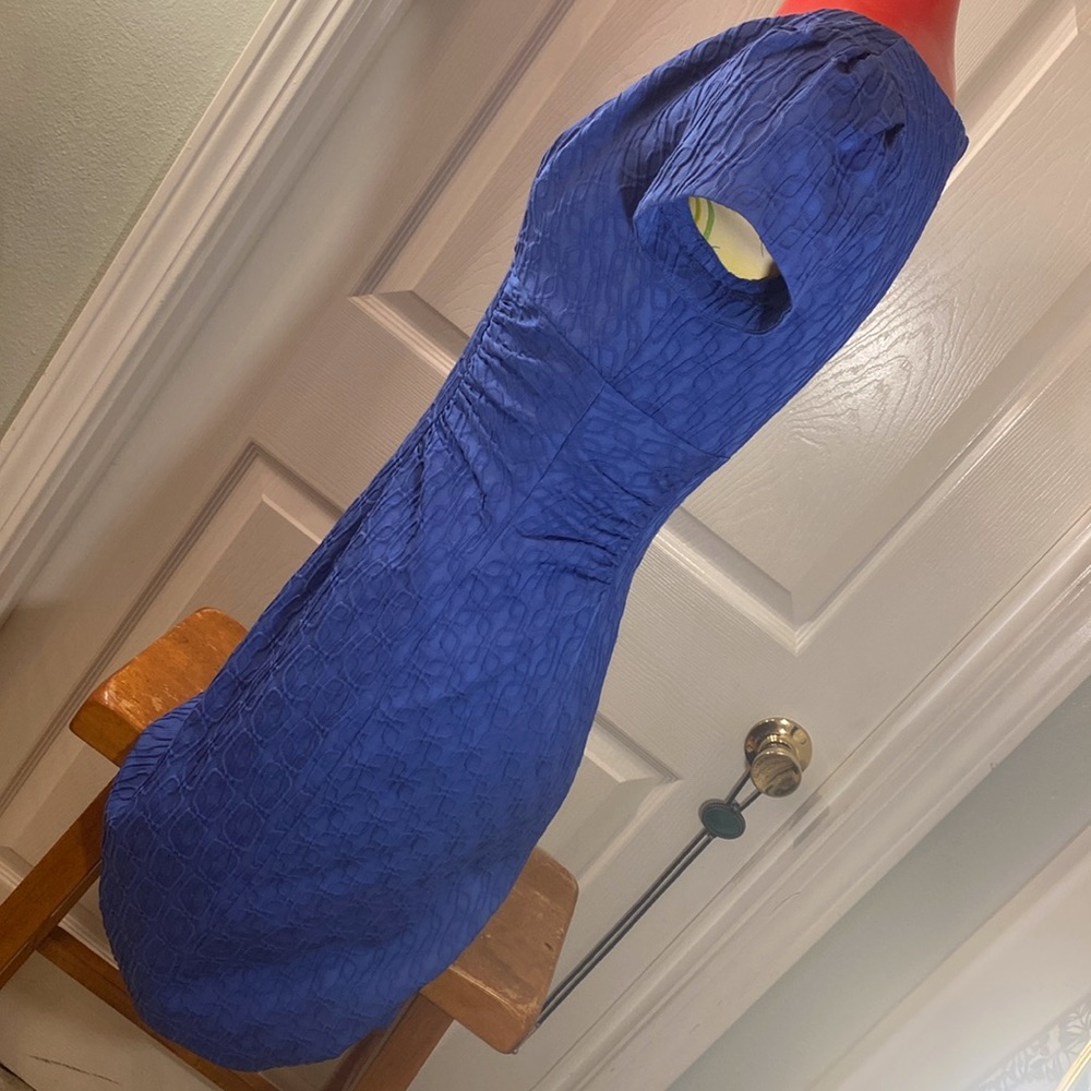 ADRIANNA PAPELL Blue Dress - Picture 7 of 14